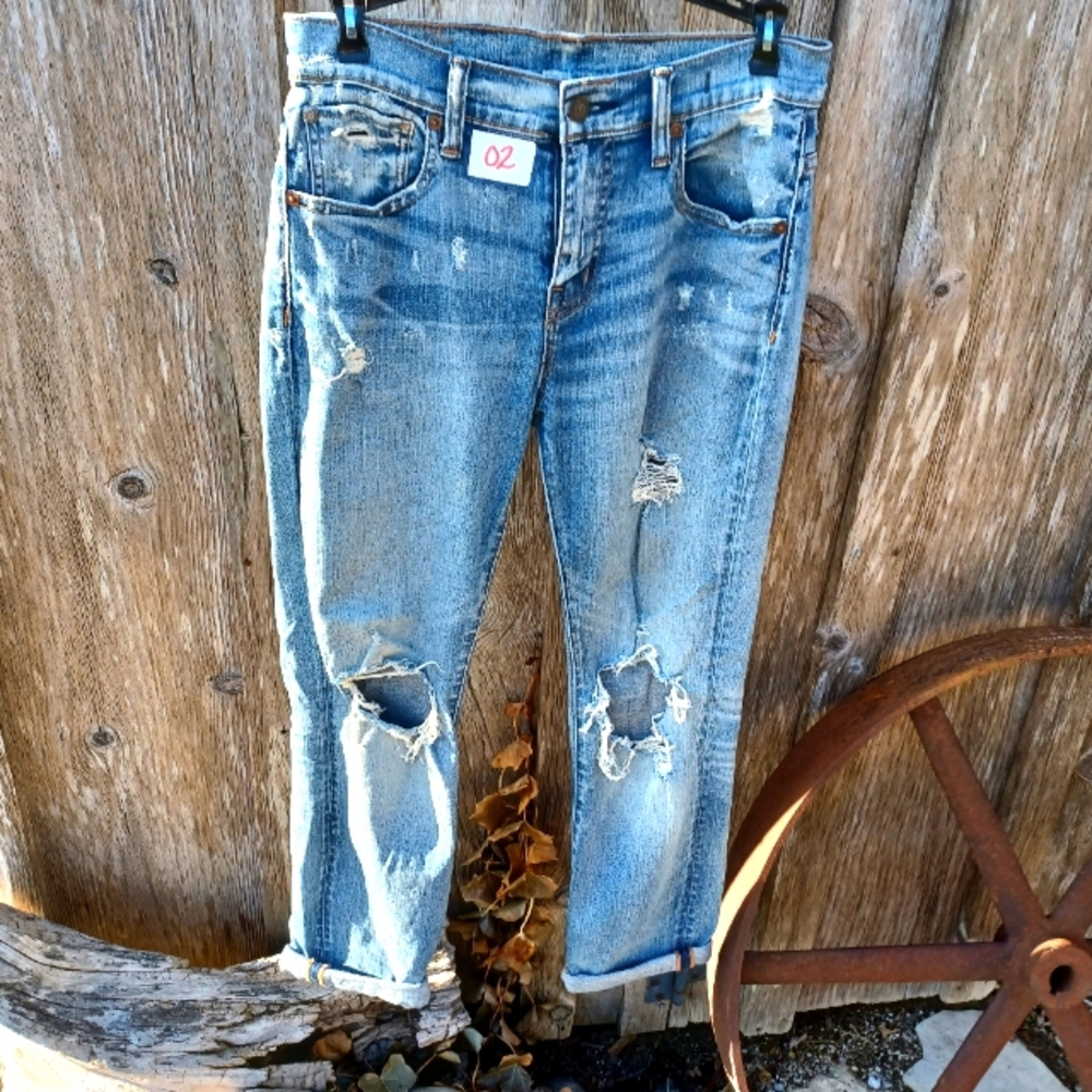 RALPH LAUREN DENIM SUPPLY , HIGH RISE SLIM  SIZE 27